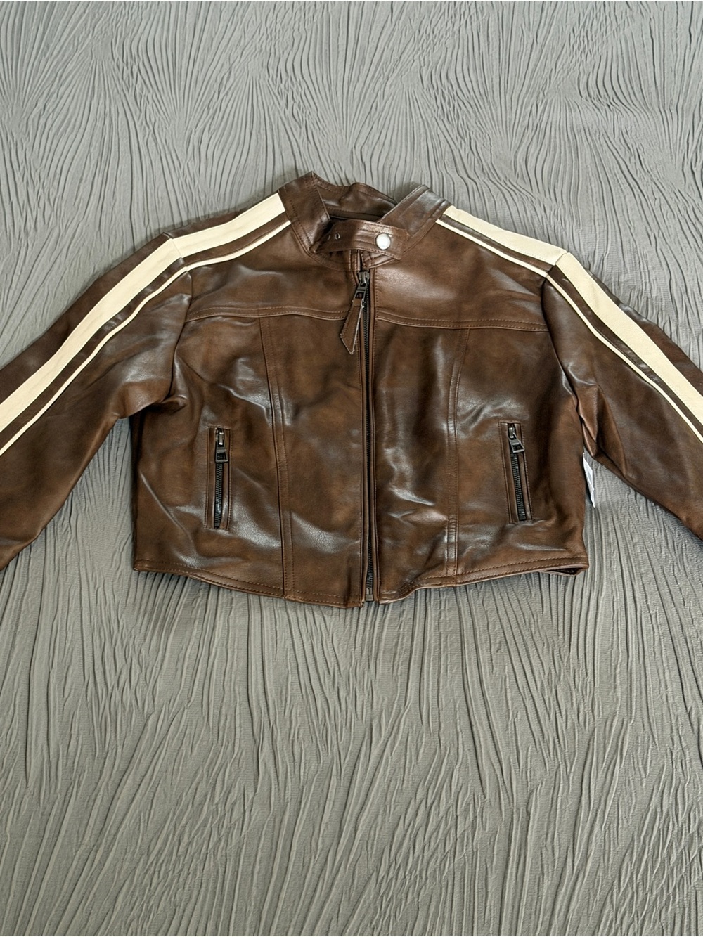 NEW Women’s Brown Bomber Jacket Size Small
